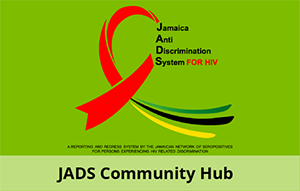 Logo for the Jamaica Anti Discrimination System for HIV (JADS)